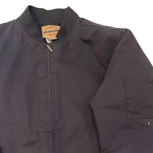 WearGuard Quilted Canvas Workwear Jacket Black Men’s L Utility Chore